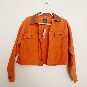 Wild fable crop jacket NWT xs